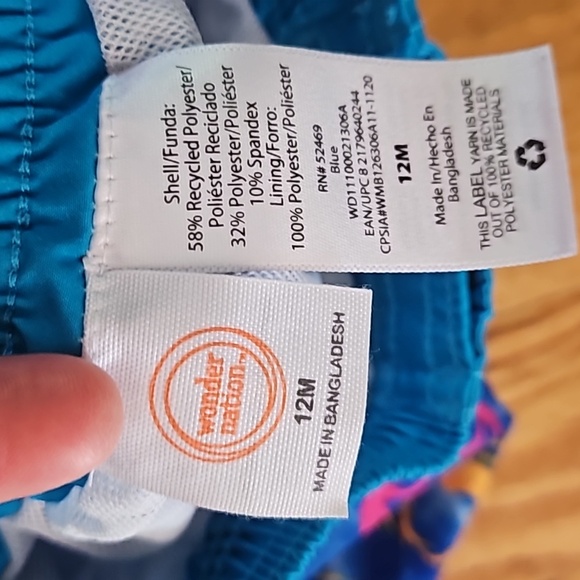 BUNDLE *5* 12 month swim shorts - Picture 7 of 16